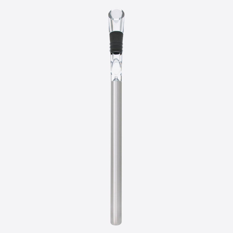 Point-virgule wijnkoeler - koelstick - met schenktuit - rvs acryl - 32cm