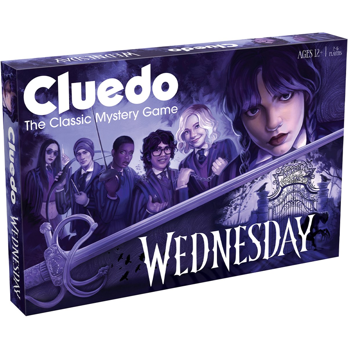 Winning moves cluedo - bordspel - wednesday - engels