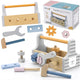 Polarb - wooden tool box - wooden toys from 3 years