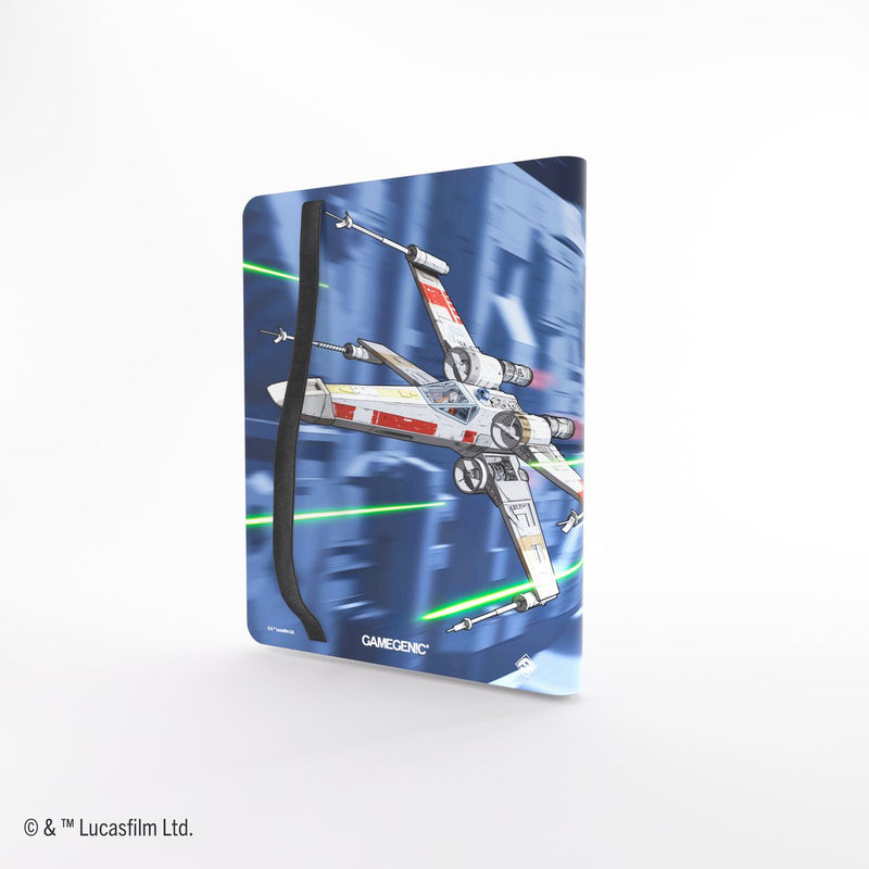 Gamegenic star wars unlimited casual album x-wing tiefighter - 18 bolsillos - carpeta de colección para cromos -
