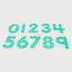 Tickit silishapes: numeri con protuberanze