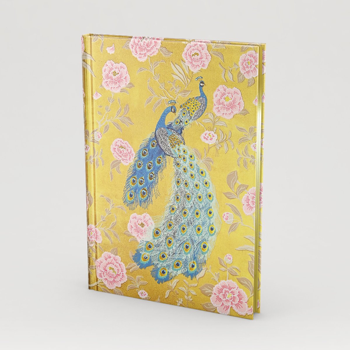 Peter pauper notitieboek bookbound journal - victorian peacock - 16x21 cm