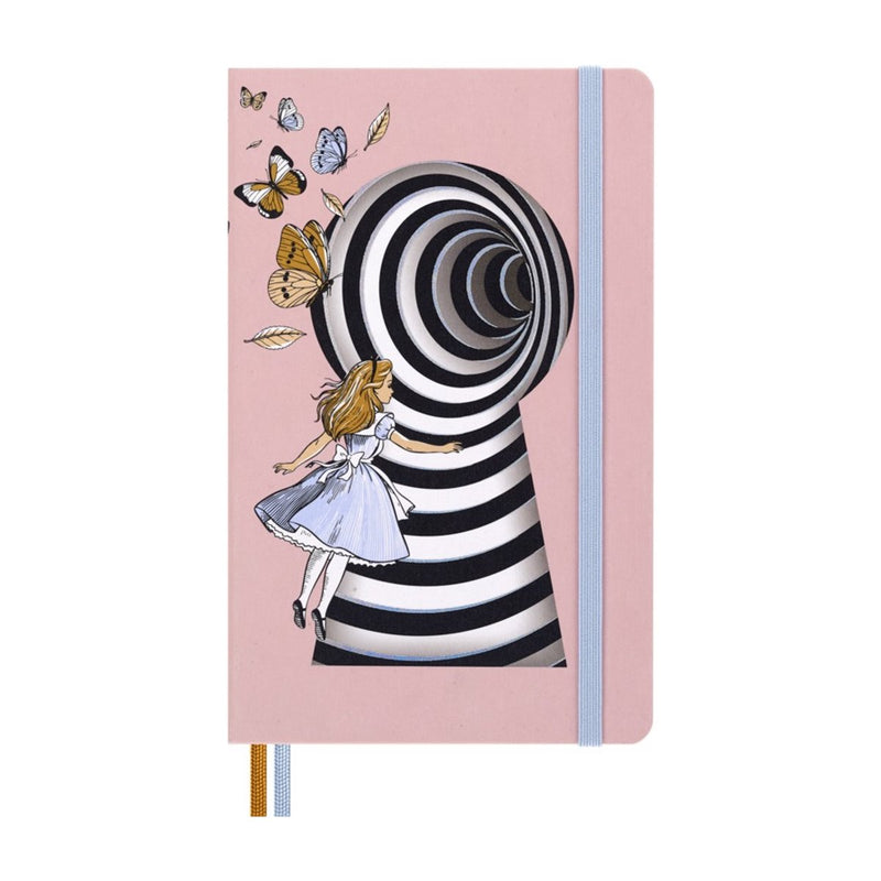 Moleskine edizione limitata - Le avventure di Alice nel paese delle meraviglie - taccuino grande - copertina rigida - a righe