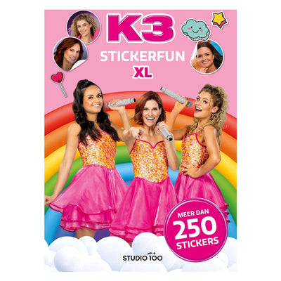 Libro de pegatinas Studio 100 k3 - stickerfun xl