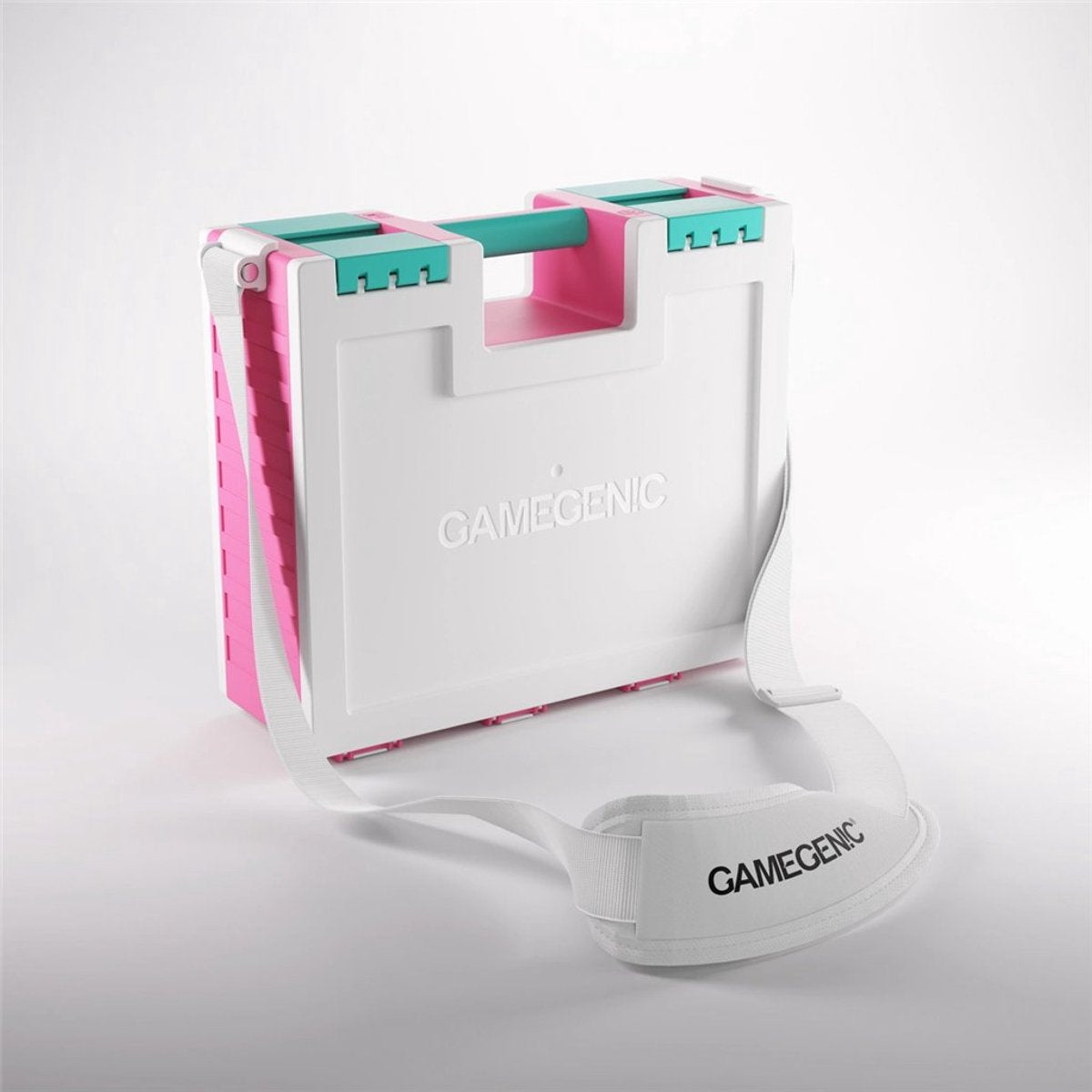 Gioco geniale castello rosa bianco verde acqua