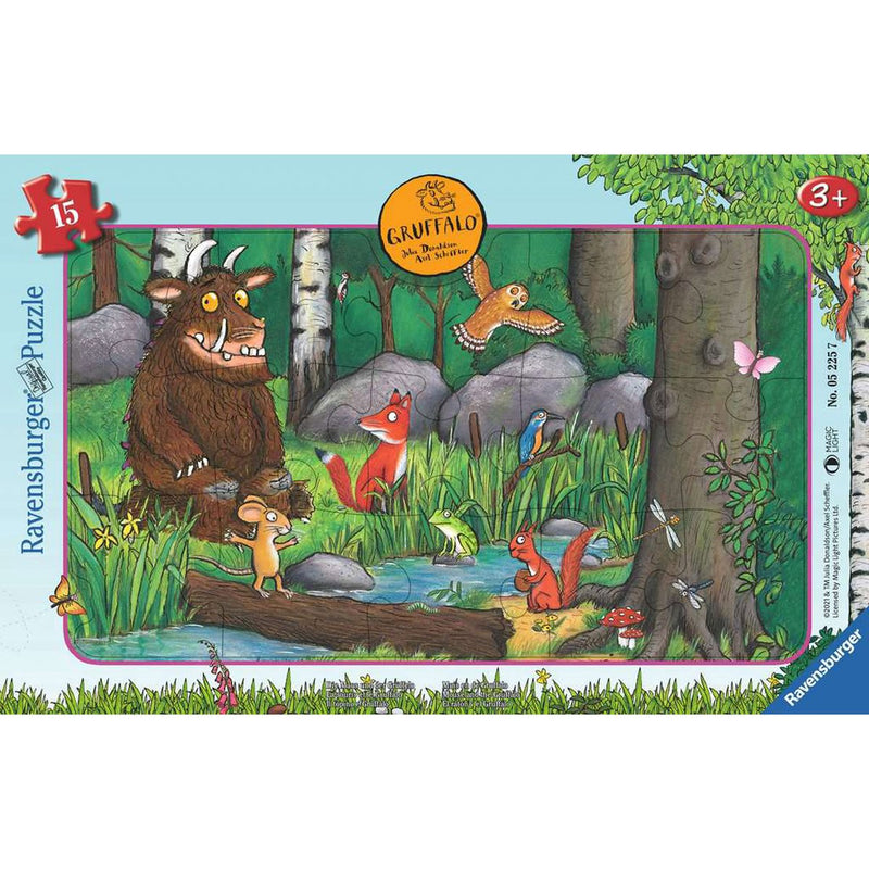 Ravensburger puzzle il gruffalo - puzzle per bambini in cartone 15 pezzi.