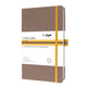 Quaderno Sigel a5 - linescape - marrone - a righe - copertina rigida - si-ls103