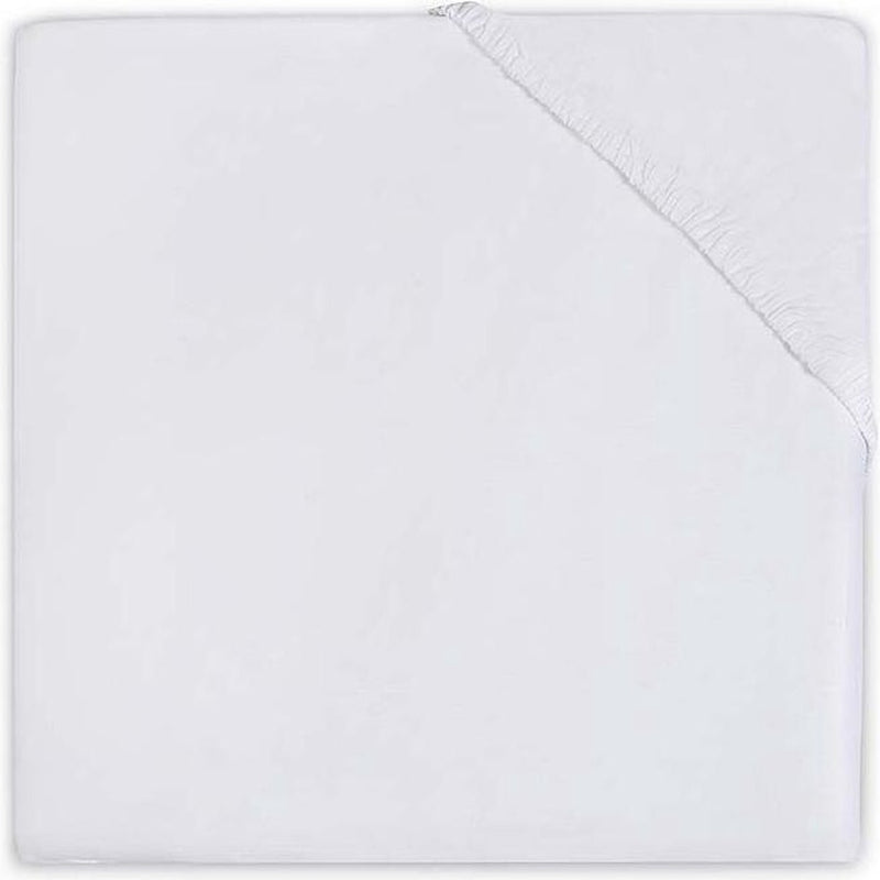Jollein sábana bajera molton cuna 50x90cm - blanco