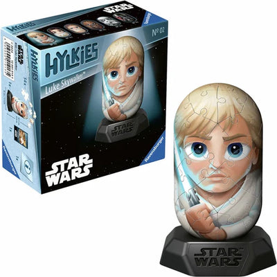 Ravensburger 3d Puzzle Hylkies Star Wars Luke Skywalker, 54º.