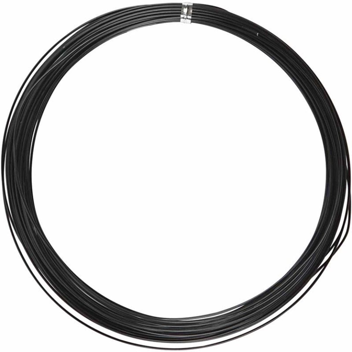 Filo di alluminio dell'azienda Creativ, tondo, spessore 1 mm, nero, 16 m 1 rotolo