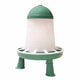 Duvo plus mangiatoia con zampe eco per pollame 6kg-7l verde trasparente