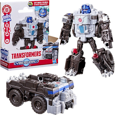 Transformers cyberworld - cyber changers optimus primal - action figure