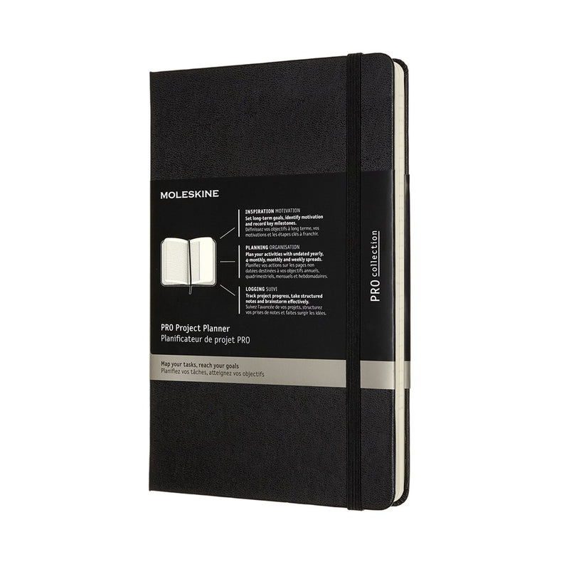 Project planner professionale Moleskine - grande - copertina rigida - nero