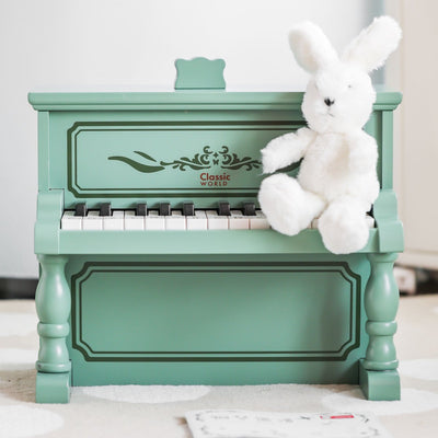 Piano vintage de madera clásica de madera