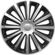 Coprimozzi Versaco 14 pollici - trend argento - 4 pezzi