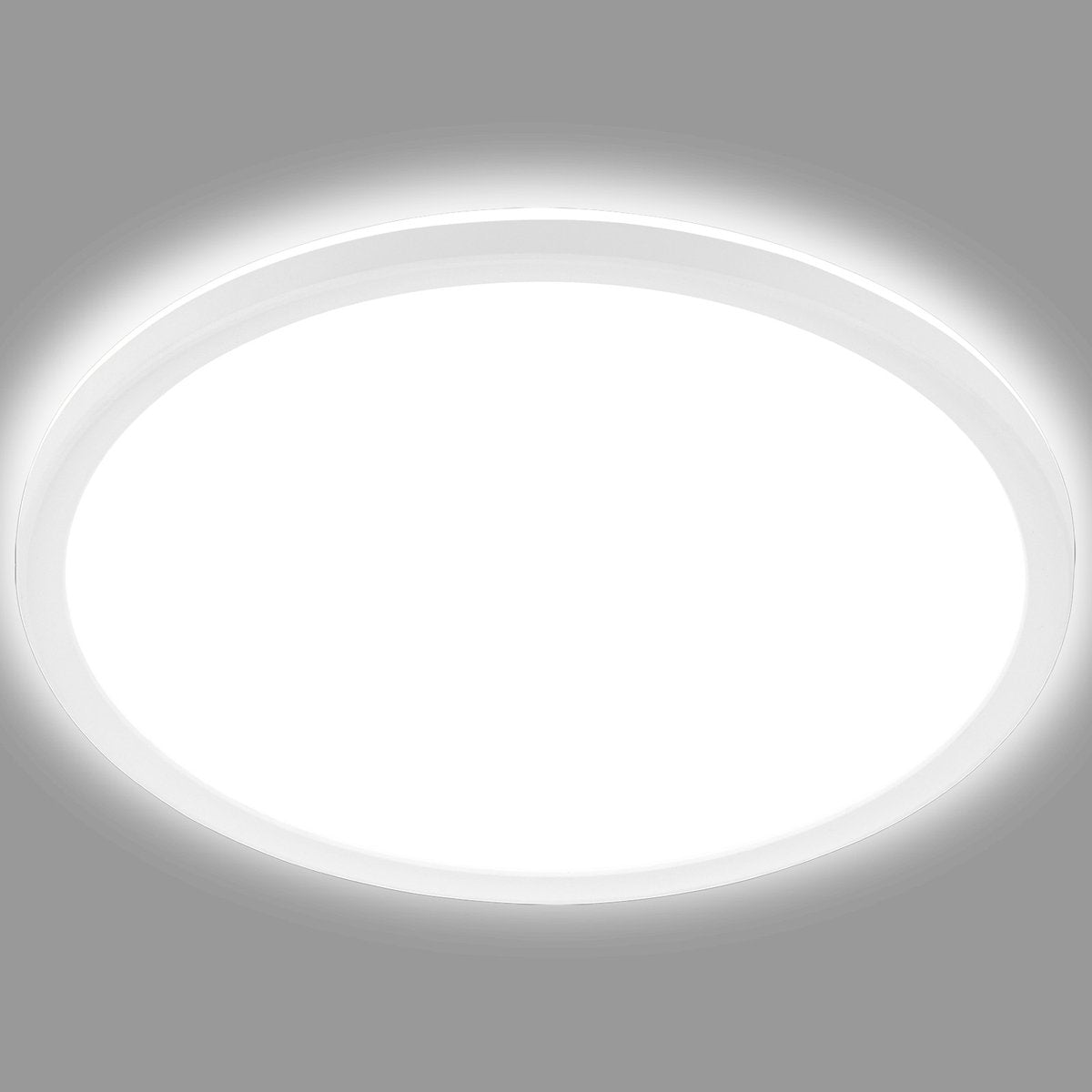 Briloner b.k.licht lámpara de techo - panel LED - regulable - luz indirecta - lámpara de techo LED - ø29,3cm - 4.000k - 2.400lm - 18w