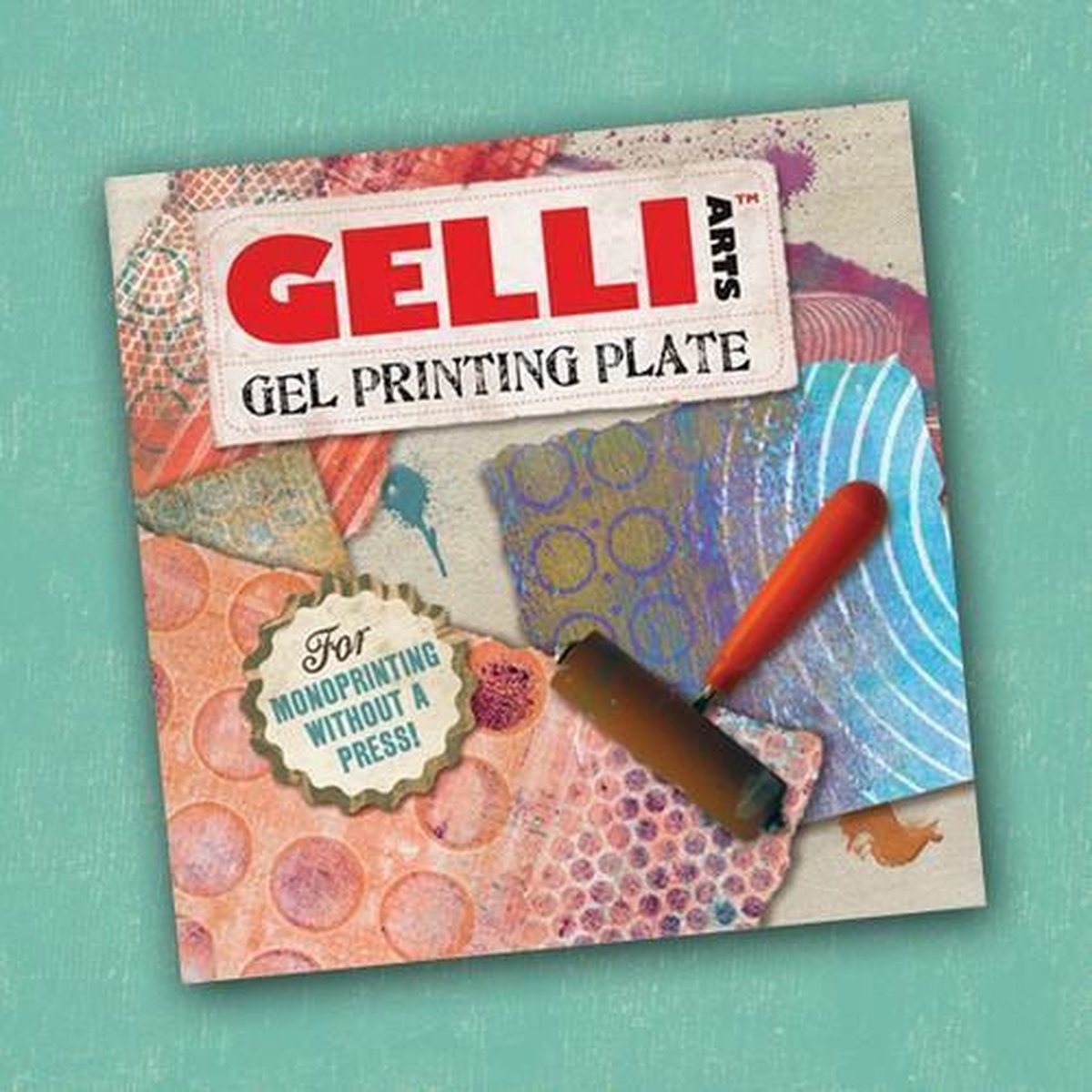 Gelli arts - lastra gel 15,4x15,4 cm