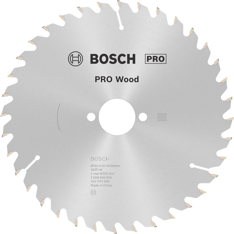Bosch cirkzb opt 190x30x2.6 36t wz