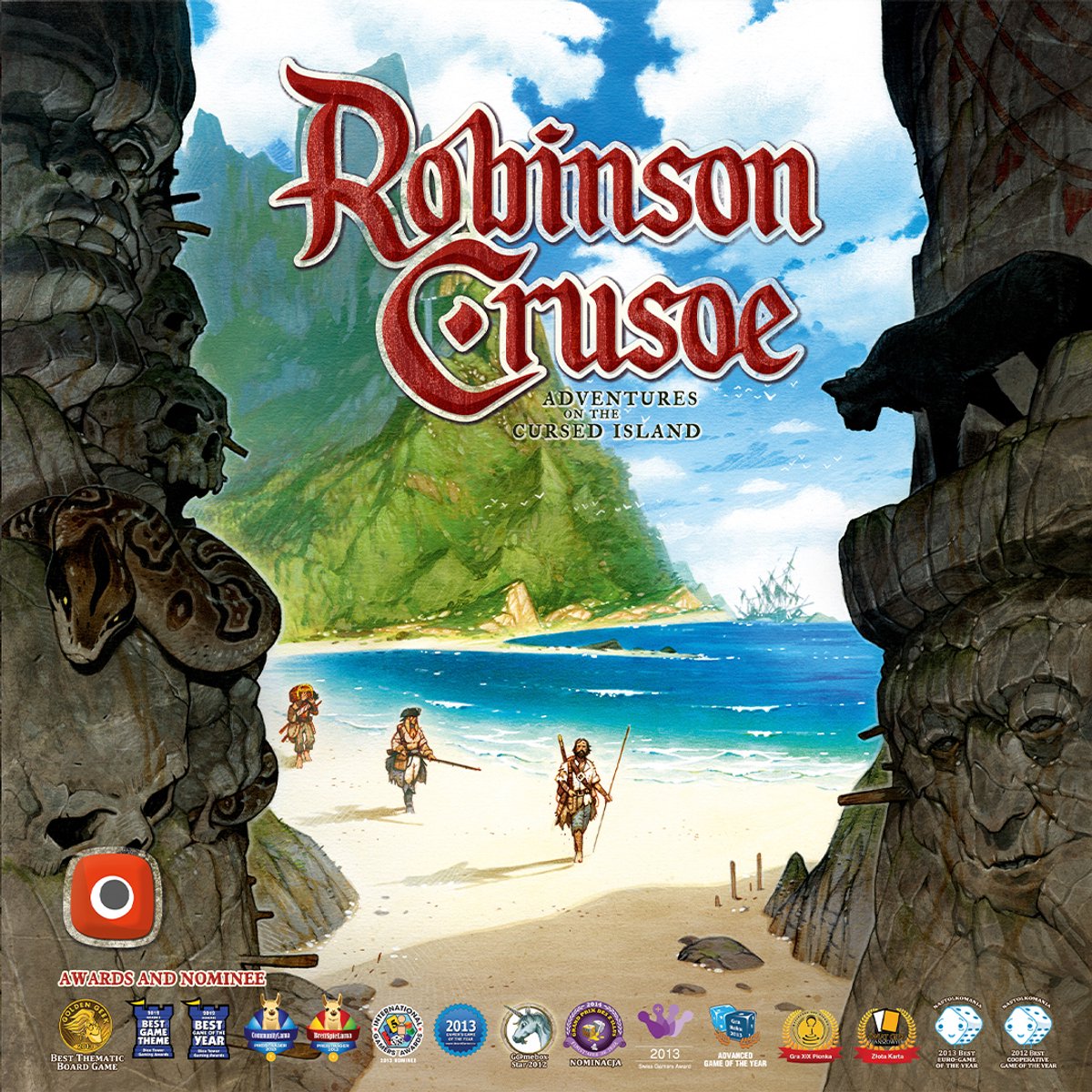 Portale giochi robinson crusoe avventure sull'isola maledetta - gioco da tavolo