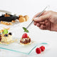 Pinzas de cocina de precisión Gefu - pinzas de acero inoxidable - 15,5 cm - pinzas de precisión para servir decoración