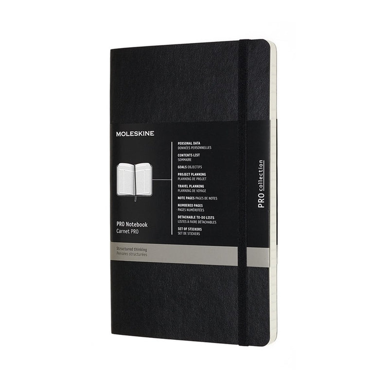 Taccuino professionale Moleskine - grande - copertina morbida - nero