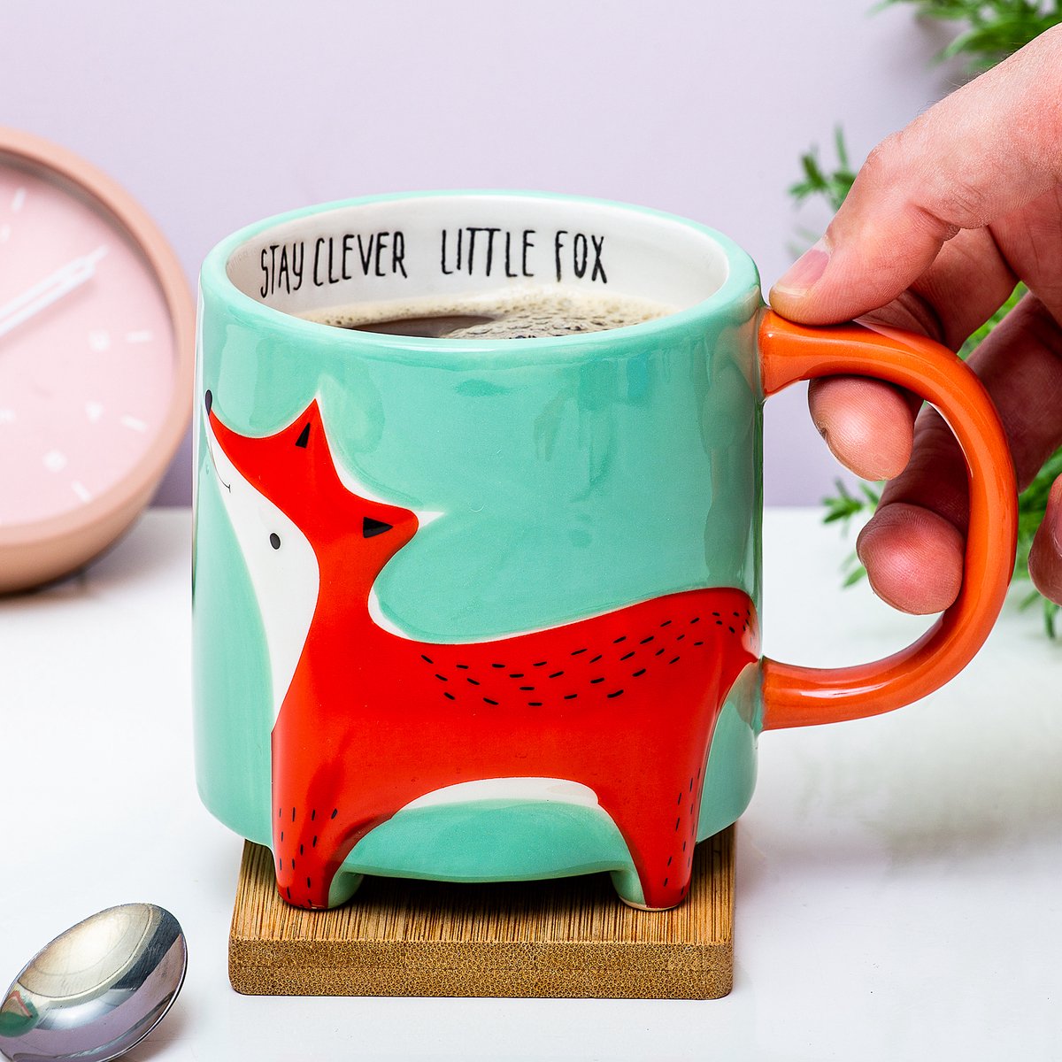 Tazza con simpatica volpe Winkee di