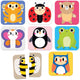 Banana Panda - On -the -Go PUZLS Half Animals - 16st.
