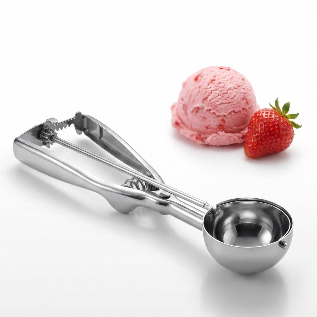 Metaltex - pala para helado - acero inoxidable - fácil de usar - pala para helado de 50 mm de diámetro - apta para lavavajillas