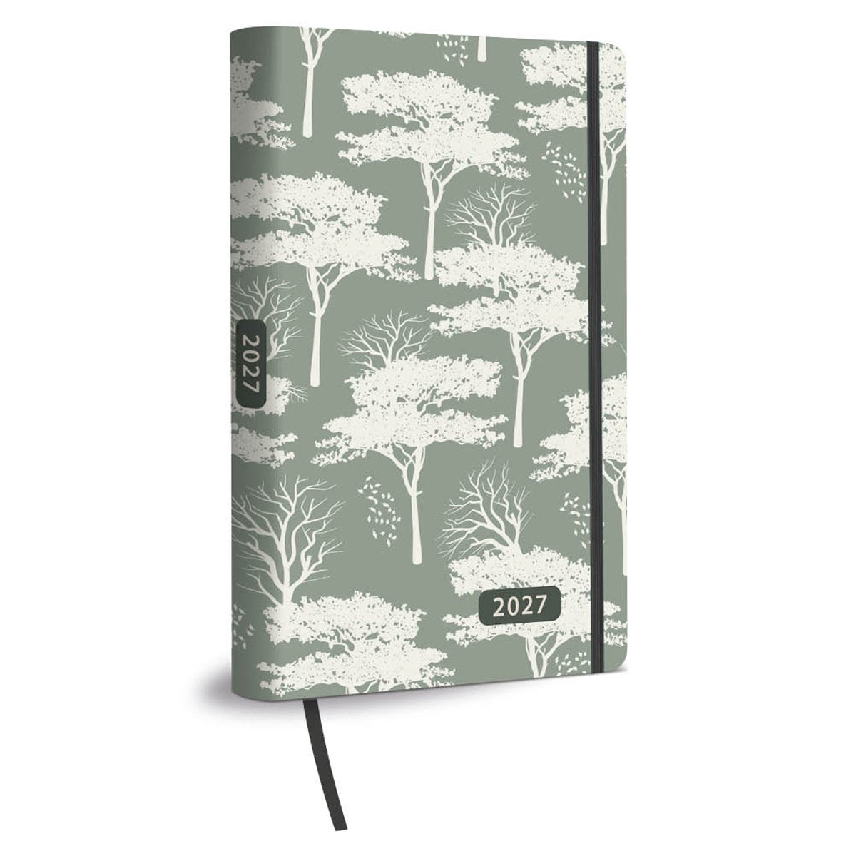 Agenda compatta Comello 16 mesi silhouette forestali 2027