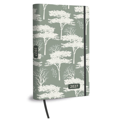 Agenda compatta Comello 16 mesi silhouette forestali 2027