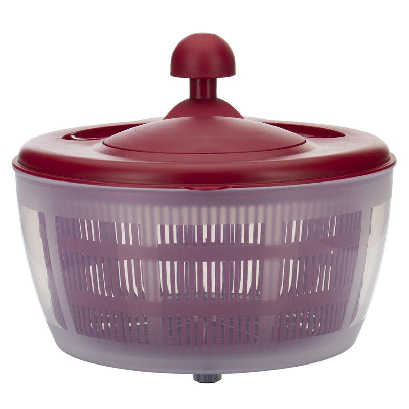 Escurridor de ensalada Westmark, capacidad: 5 l, ø 26 cm, plástico, sin BPA, fortuna, color: rojo transparente, 24322260