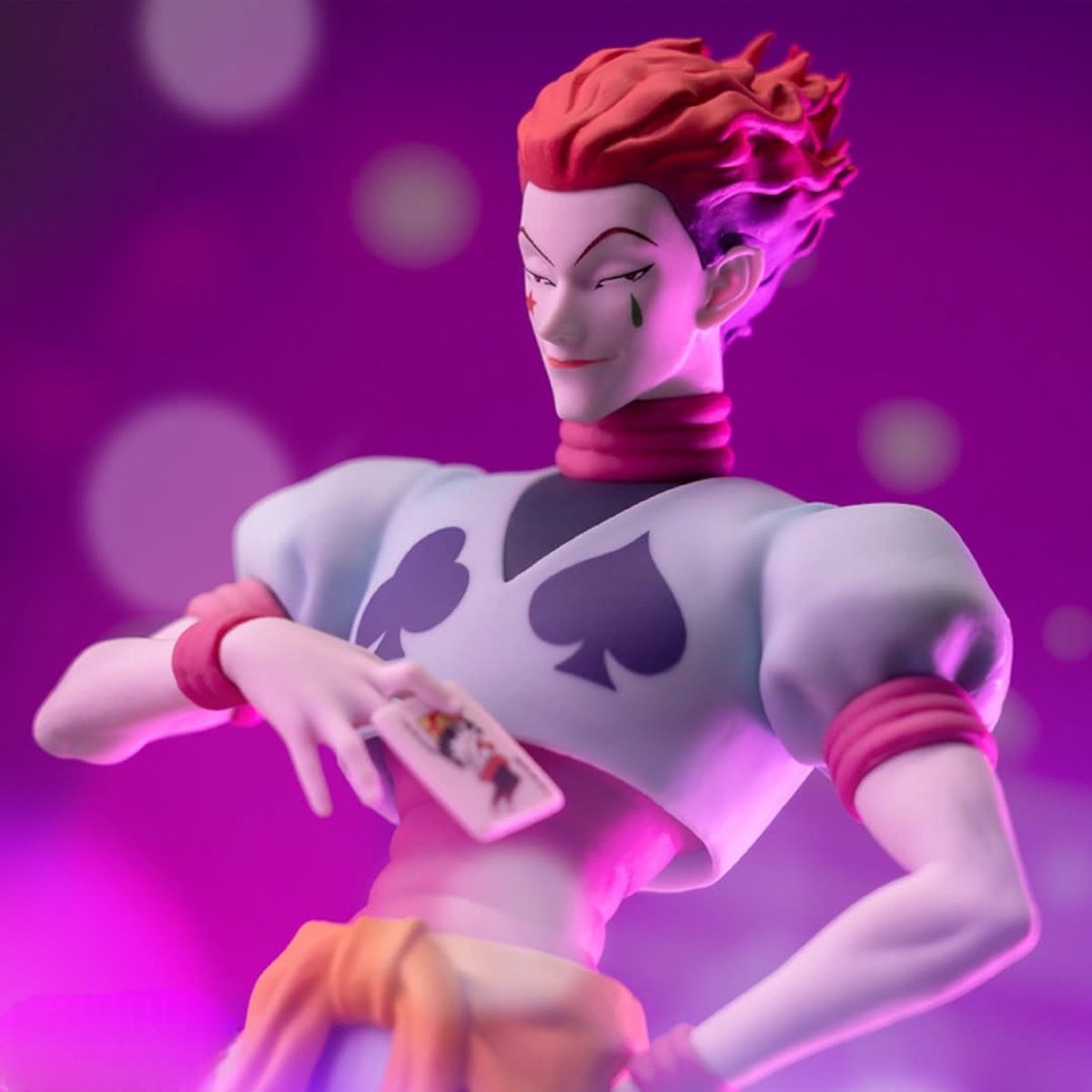 Abystyle hunter x hunter hisoka - figura detallada para fanáticos y coleccionistas