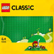 Placa de construcción verde clásica Lego - 10700