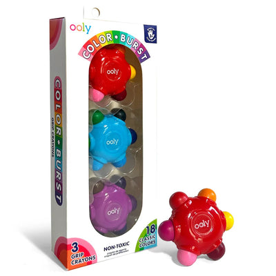 Ooly - pastelli color burst - gessi colorati con impugnatura ergonomica