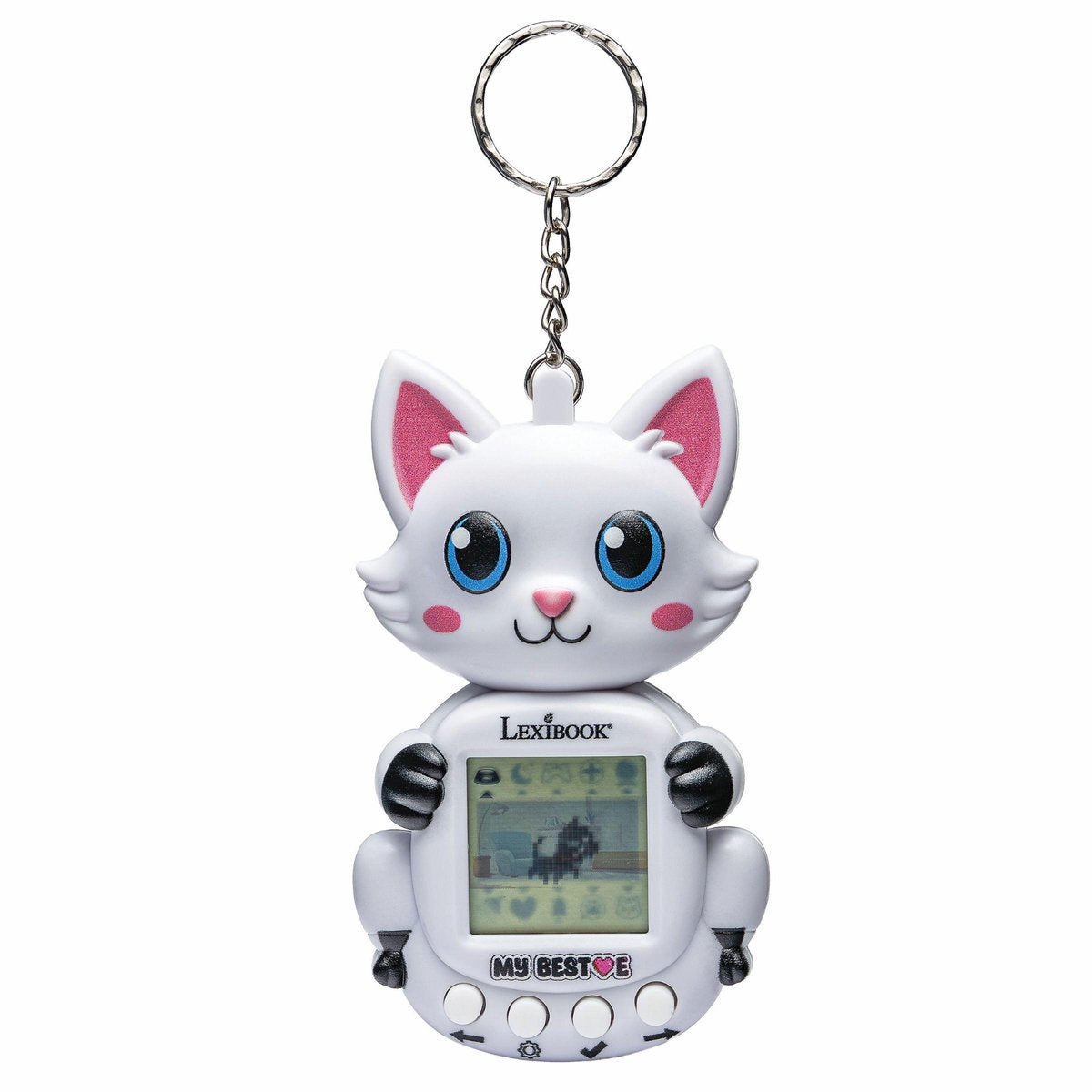 Console Lexibook my best-e® 2 gatti con schermo LCD e attacco portachiavi