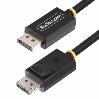 Startech .com cavo displayport 2.1 da 3 m, cavo displayport dp40 certificato vesa, uhbr10 hdr hdcp 2.2, 8k 60hz, cavo dp 2.1