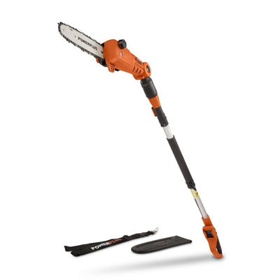 Motosierra telescópica inalámbrica Powerplus dual power POWDPG75385 - Sierra de poda a batería de 40 V con espada, sin batería ni cargador, hoja de sierra de 25 cm, lubricación automática de cadena, herramientas de jardín
