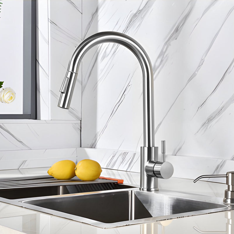 Rubinetto lavabo Grohe bauflow l - miscelatore alto con scarico - eco - cromo