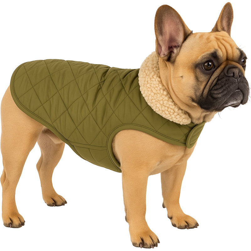 Abrigo para perros Flamingo – bonnie – abrigo para perros – chaquetas de invierno para perros – abrigo impermeable para perros – 35 cm – a:35cm b:34-38cm c:50-54cm – verde