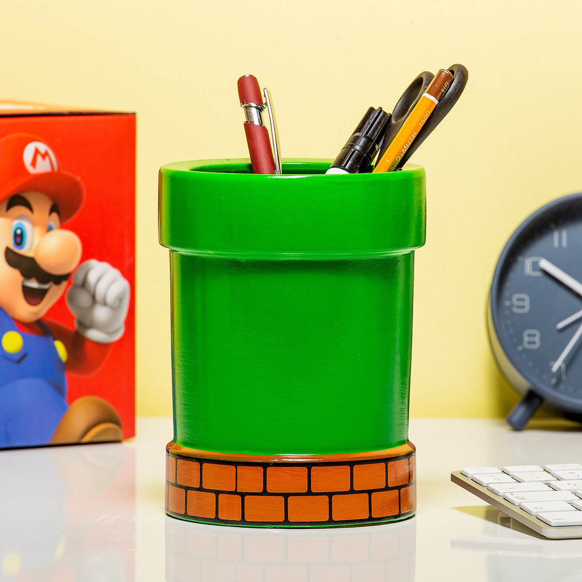 Paladone super mario pipa piranha pianta e portapenne