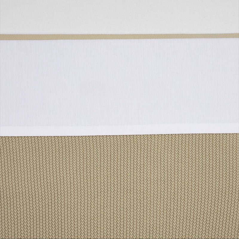 Meyco baby bies ledikant laken - sand - 100x150cm - 0.3 tog