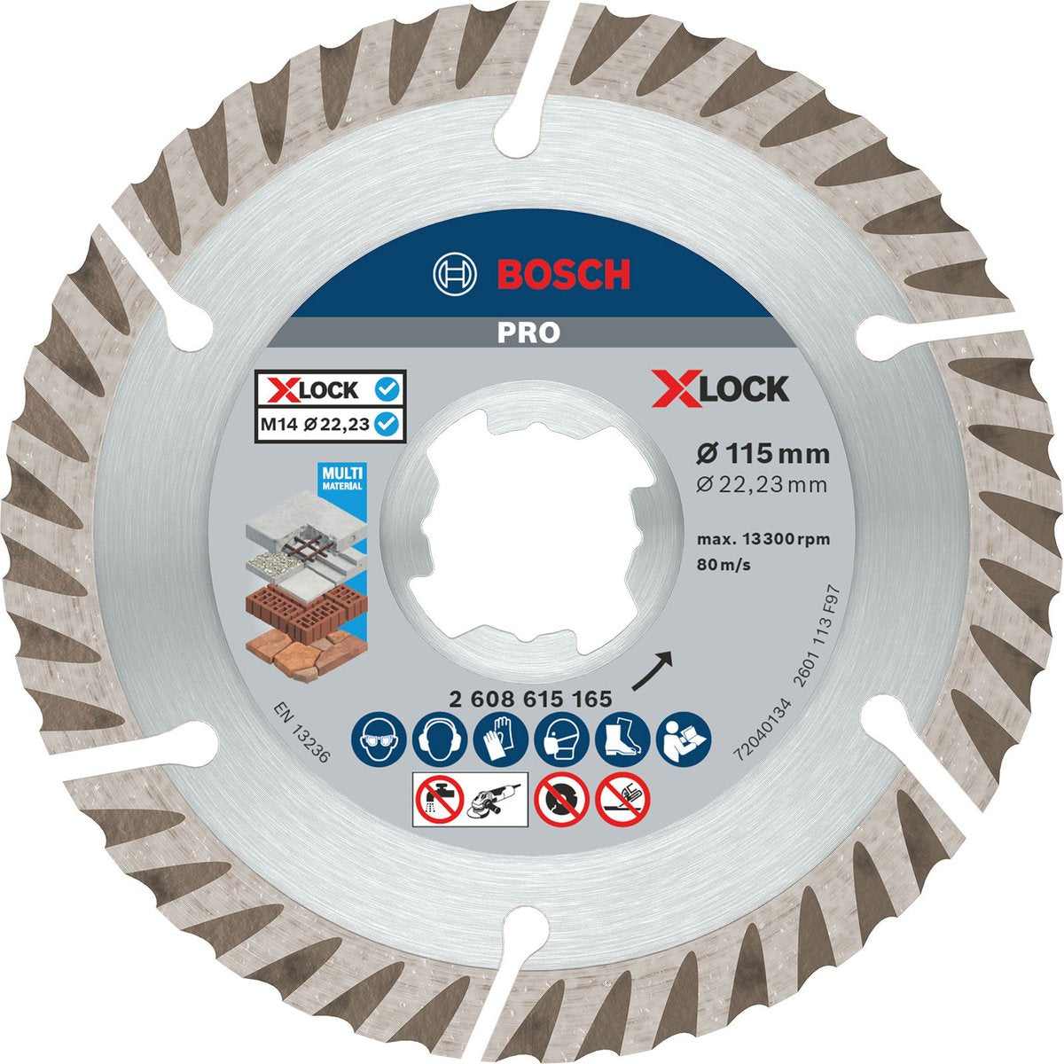 Accessori Bosch 2608615165 disco da taglio diamantato diametro 115 mm 1 pezzo(i)