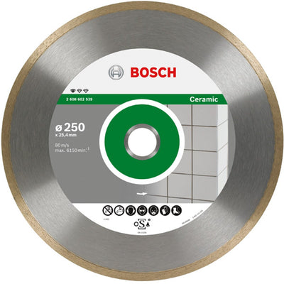 Bosch - diamond cutting disc standard for ceramic 250 x 30+25.40 x 1.6 x 7 mm