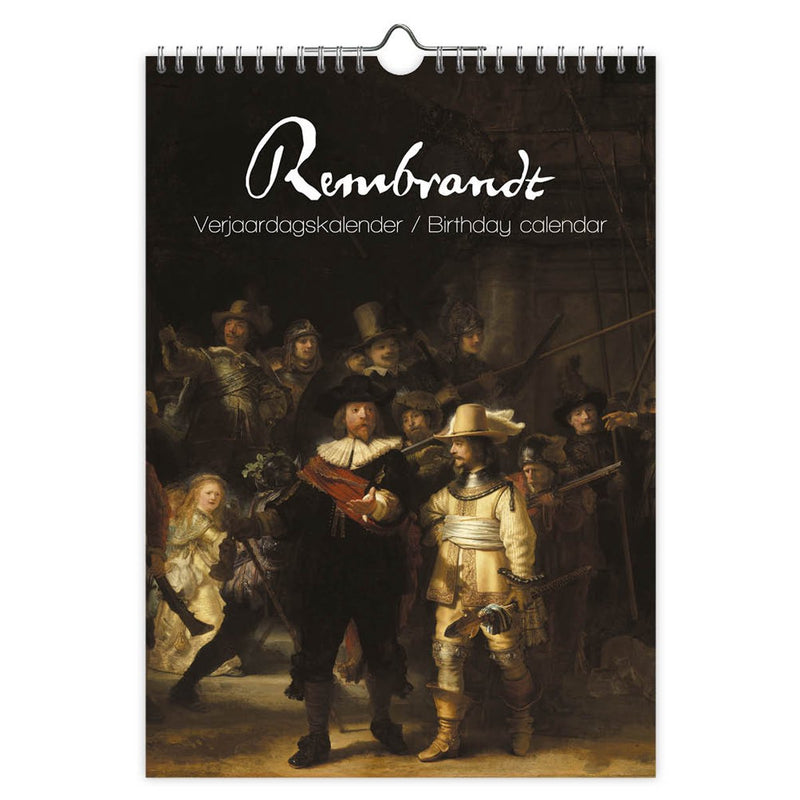 Calendario compleanno Rembrandt van Rijn Rembrandt - A4