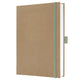 Quaderno Sigel Jolie - a5 - kraft - puro menta - pagine bianche - si-jn841