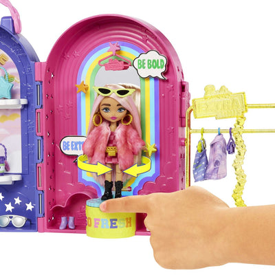 Barbie extra minis boutique: set di personaggi da gioco