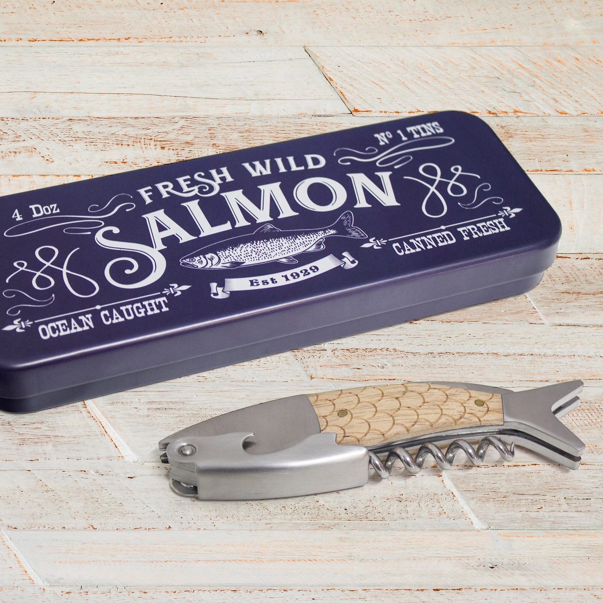 Cavatappi Salmone Balvi in latta regalo