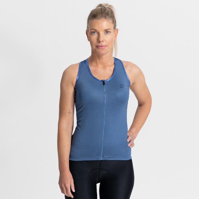 Rogelli abbey fietstop dames - blauw - xl