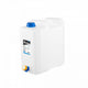 Serie Bradas - serbatoio acqua con rubinetto - 15 lt - materiale certificato - bianco trasparente