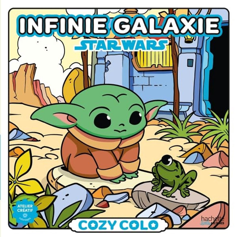 Hachette eroi accoglienti colo star wars - galassia infinita - hachette - libro da colorare per adulti